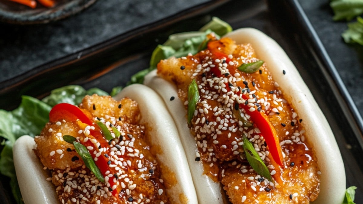 Pumpkin Croquette Bao Bun