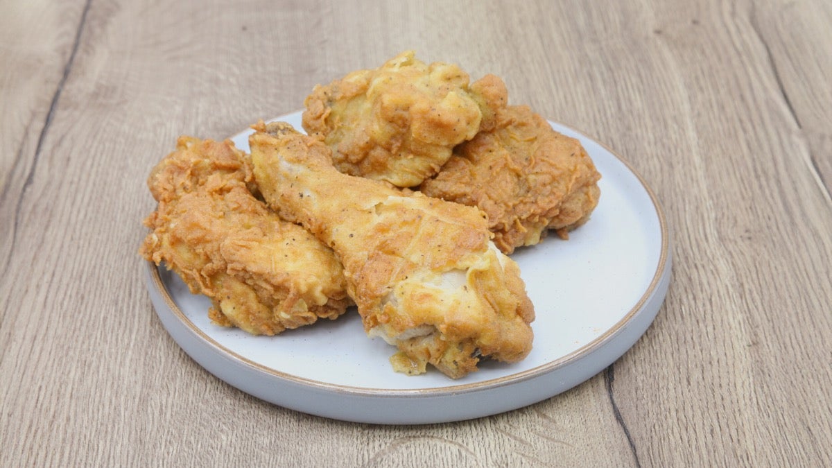 3 pcs chicken 3 pcs hot wing meal