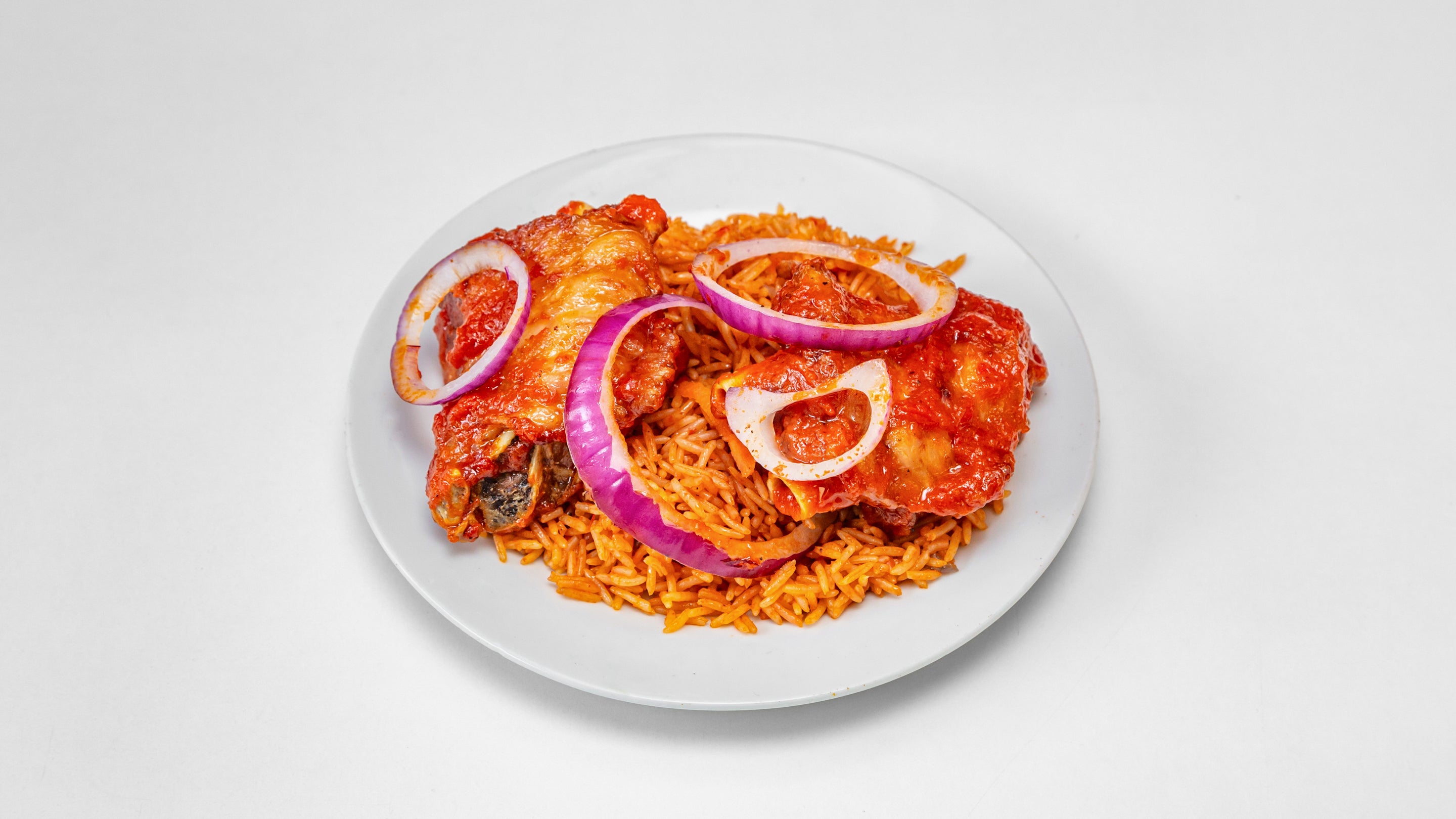 Jollof Rice and peppered turkey