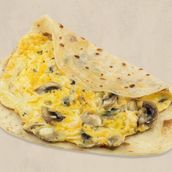 Egg with mushroom Chapatti