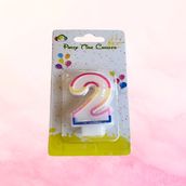 Number 2 Candle
