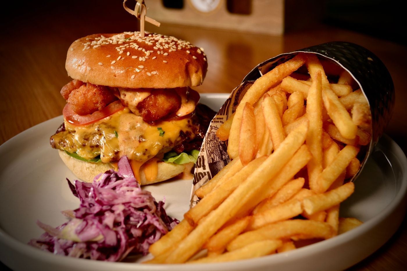 Surf And Turf Burger
