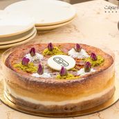 Basbousa Cheesecake