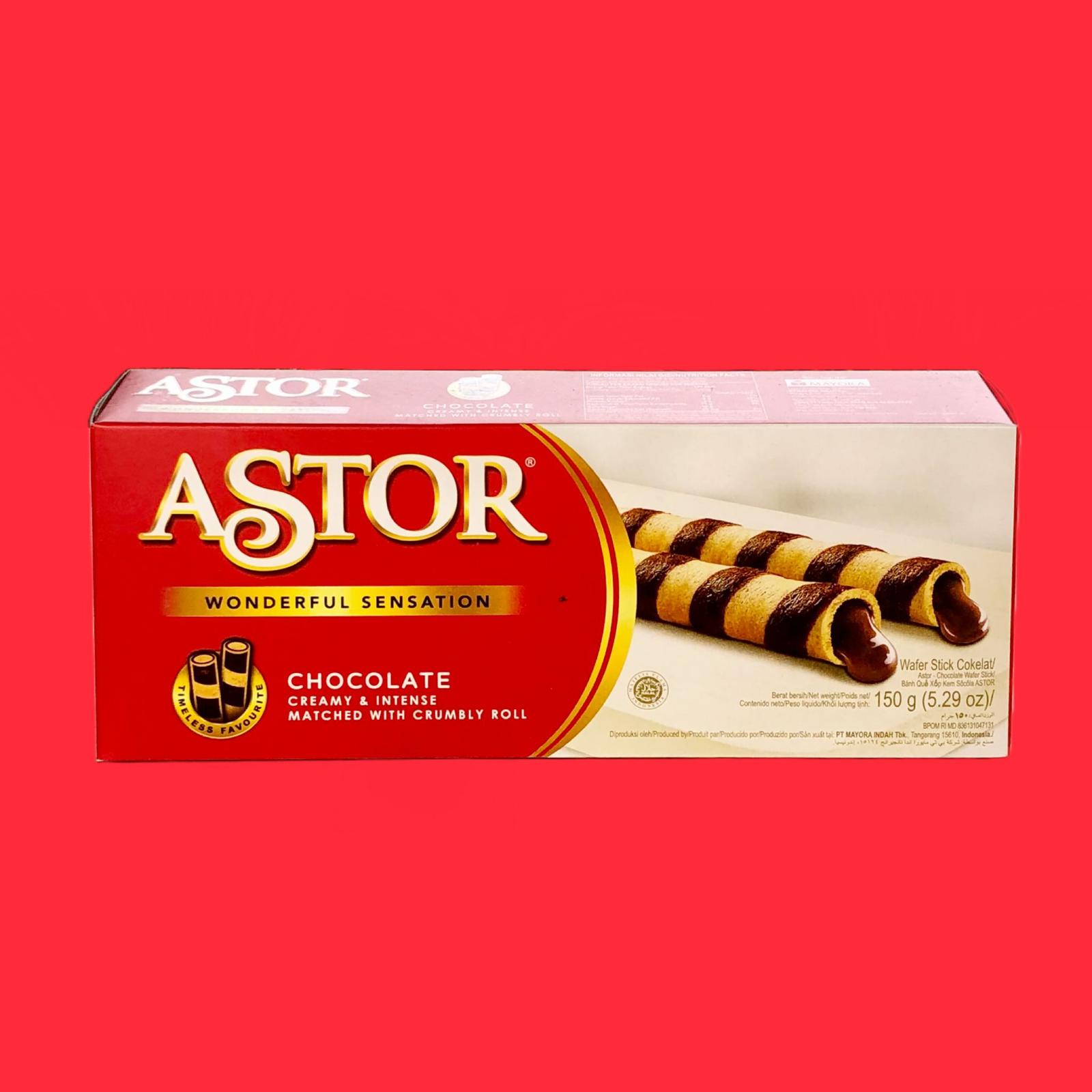Astor Creamy Chocolate Wafer Rolls