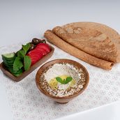 Labneh Zaatar Saj Platter