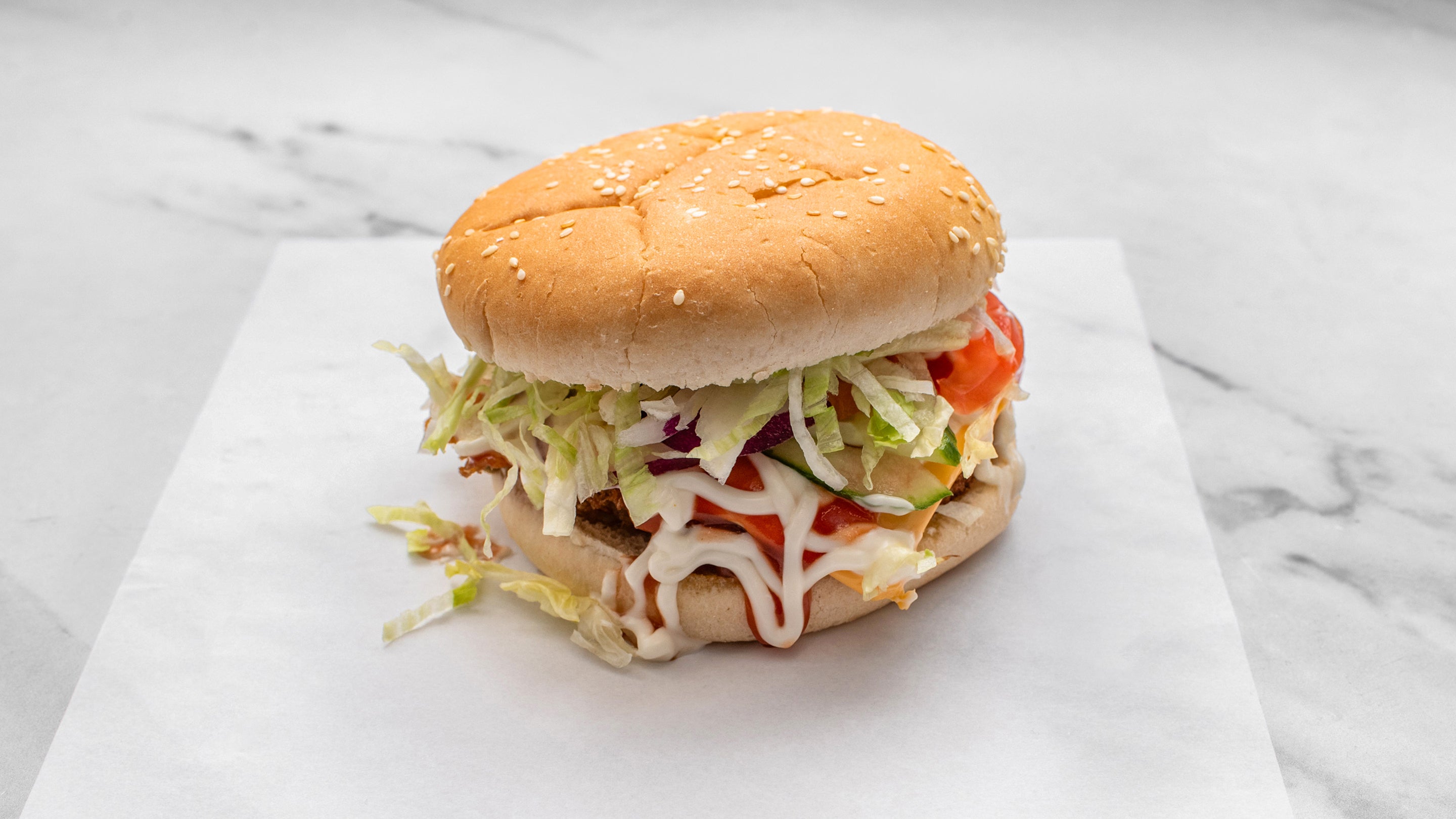 Veggie Burger (v)