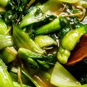Chicken With Pakchoy In Teriyaki Sauce