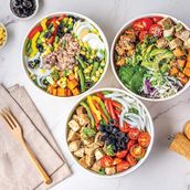 3 Large Healthy Salad Combo