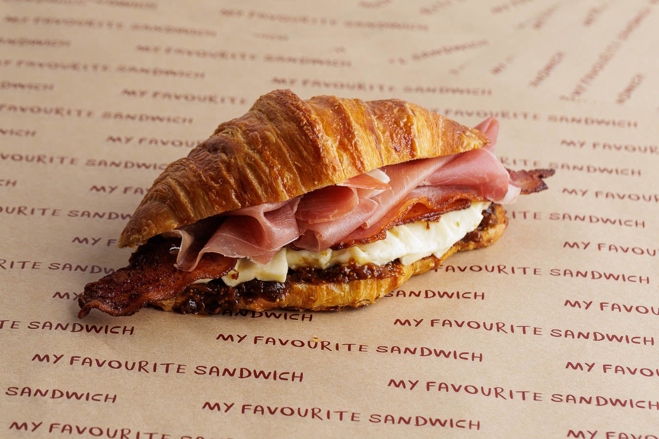 Brie, Fig & Crispy Bacon Croissant