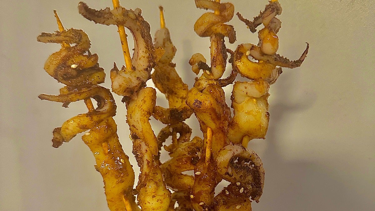 Grilled Squid 铁板鱿鱼