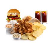 Tenders Burger Combo