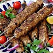 Mince Kabab with Bread (Lamb or Chicken)