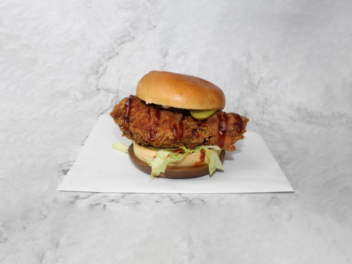 Smokey BBQ Fried chicken Burger