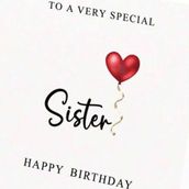 Happy Birthday Sister Card 