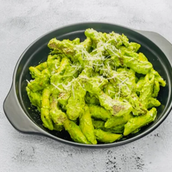 meat Pasta Pesto Sauce