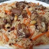 Afghani Pulao With Meat