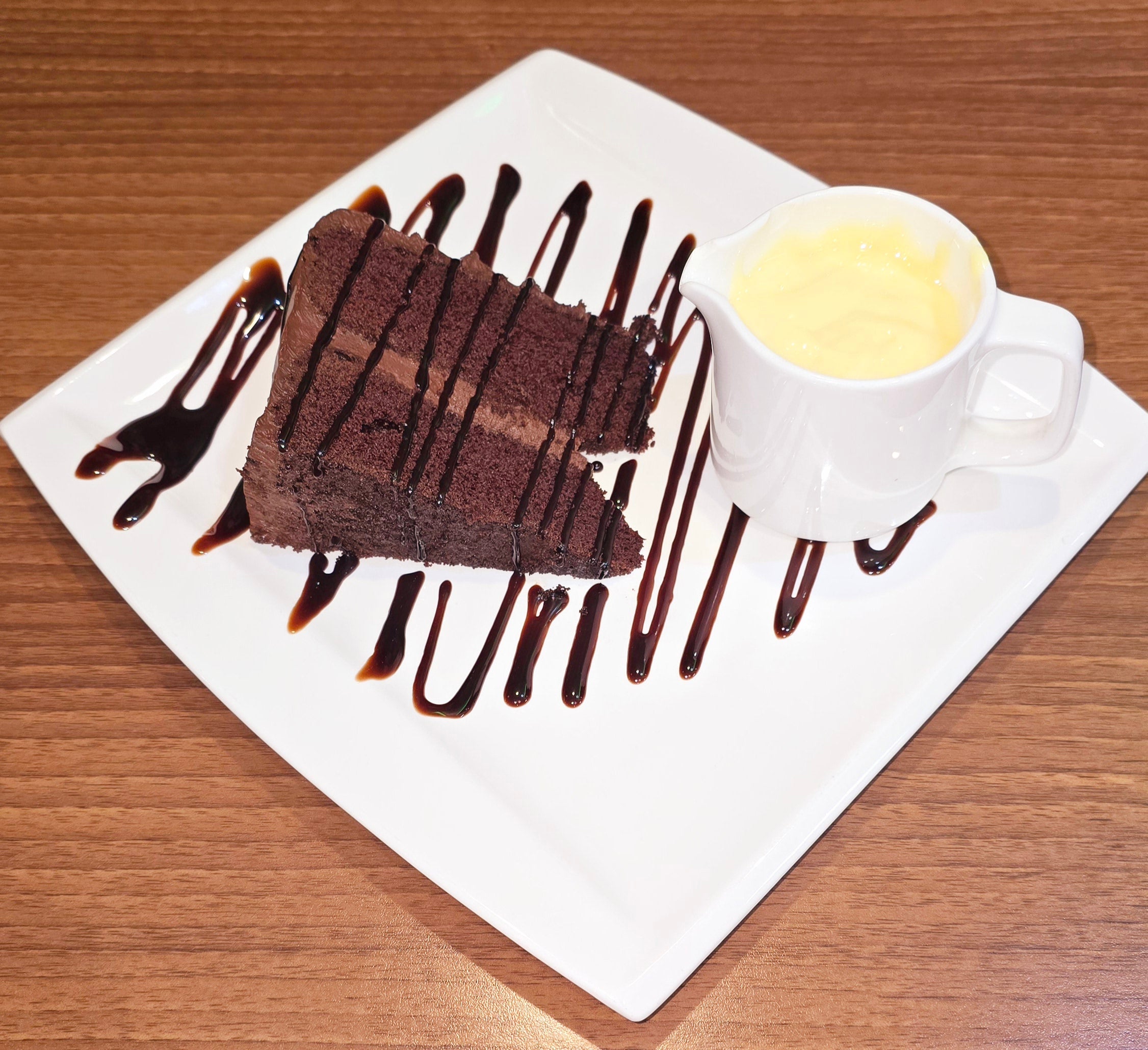 Luxury Hot Chocolate Fudge Cake