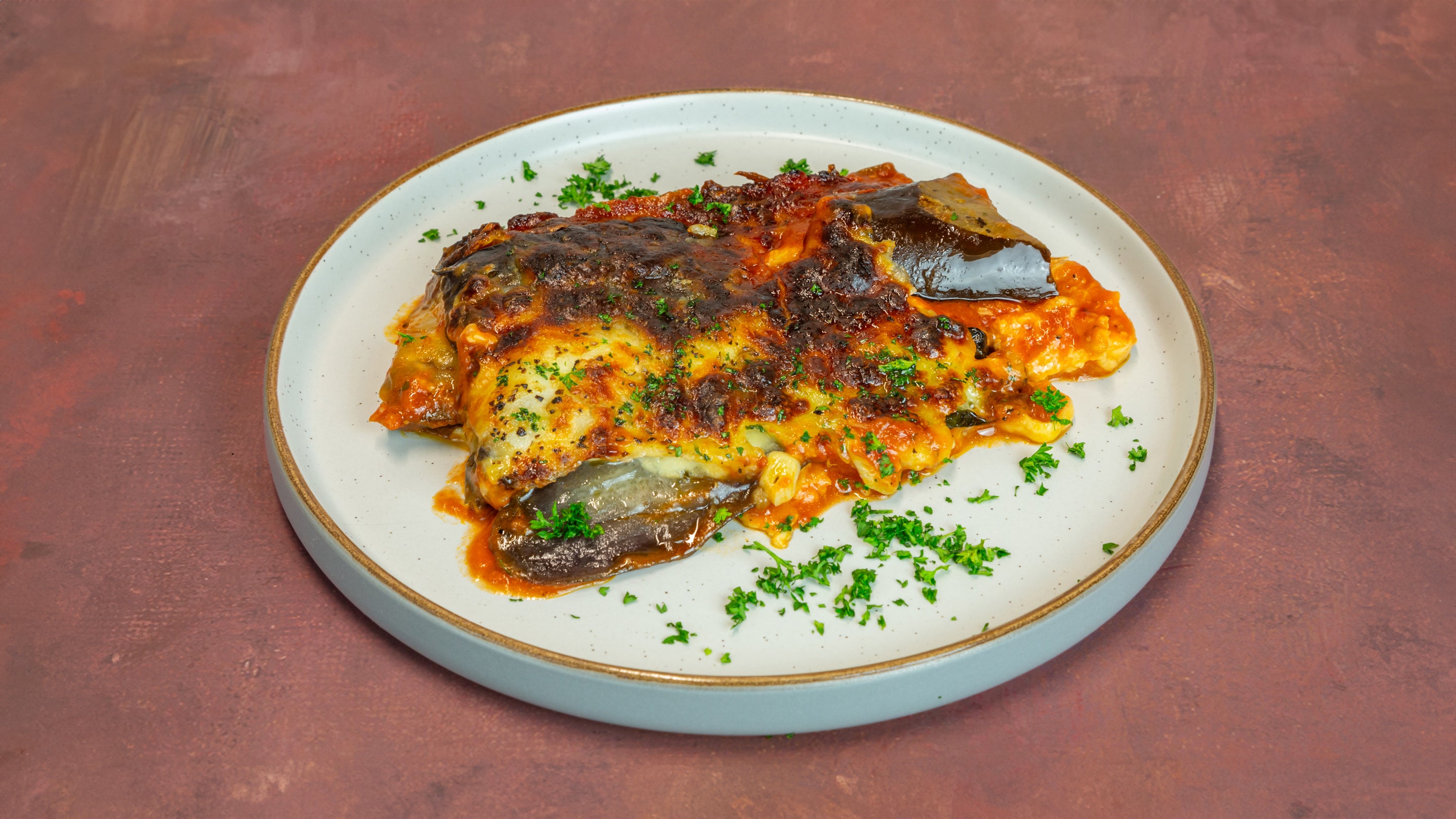 Aubergine Parmigiana