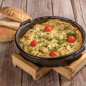 Arabic Egg Omellete Eggs And Parsley And Onions