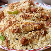 Seekh Kabab Biryani 