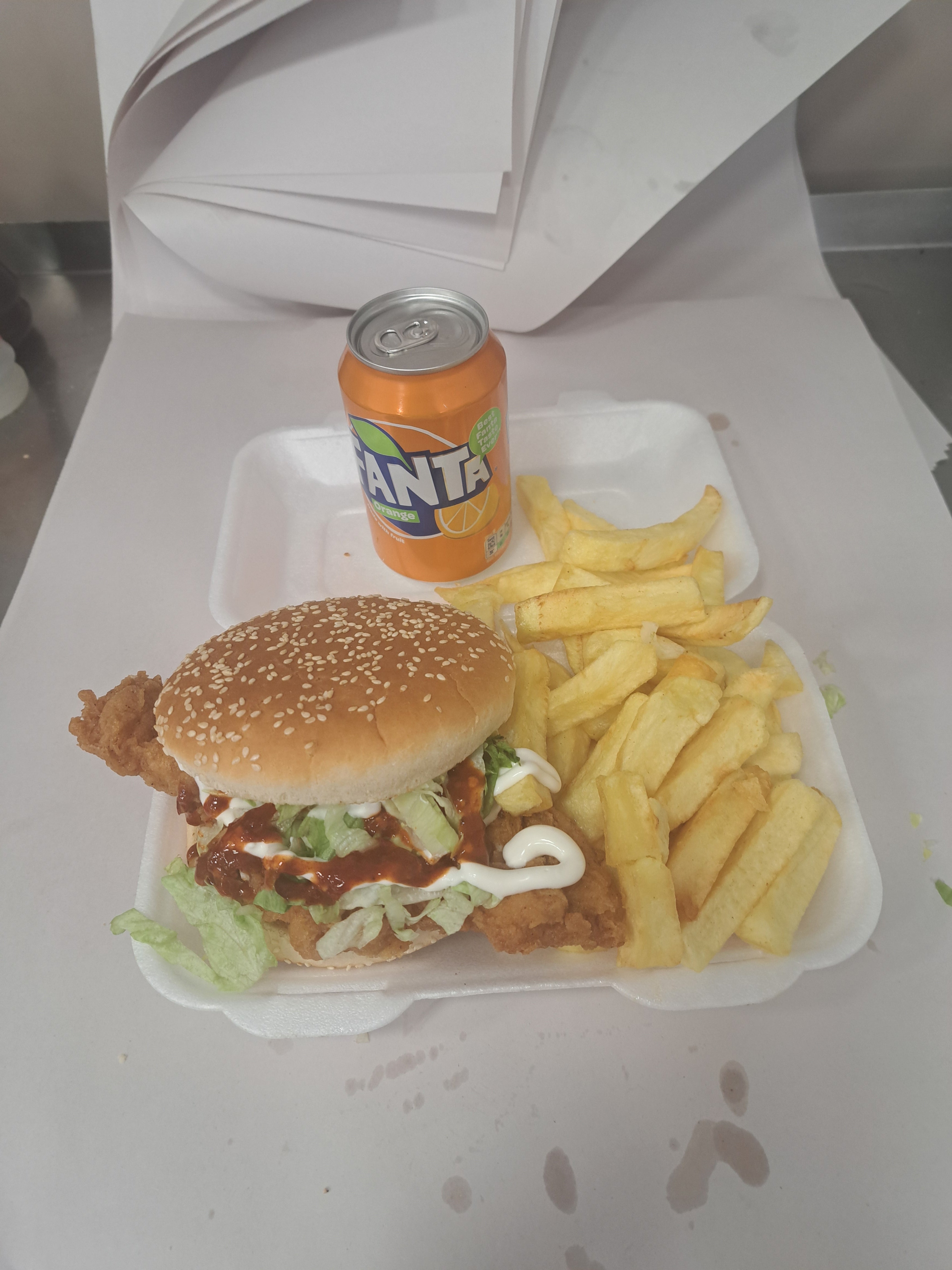 Hot & Spicey Fillet chicken Burger