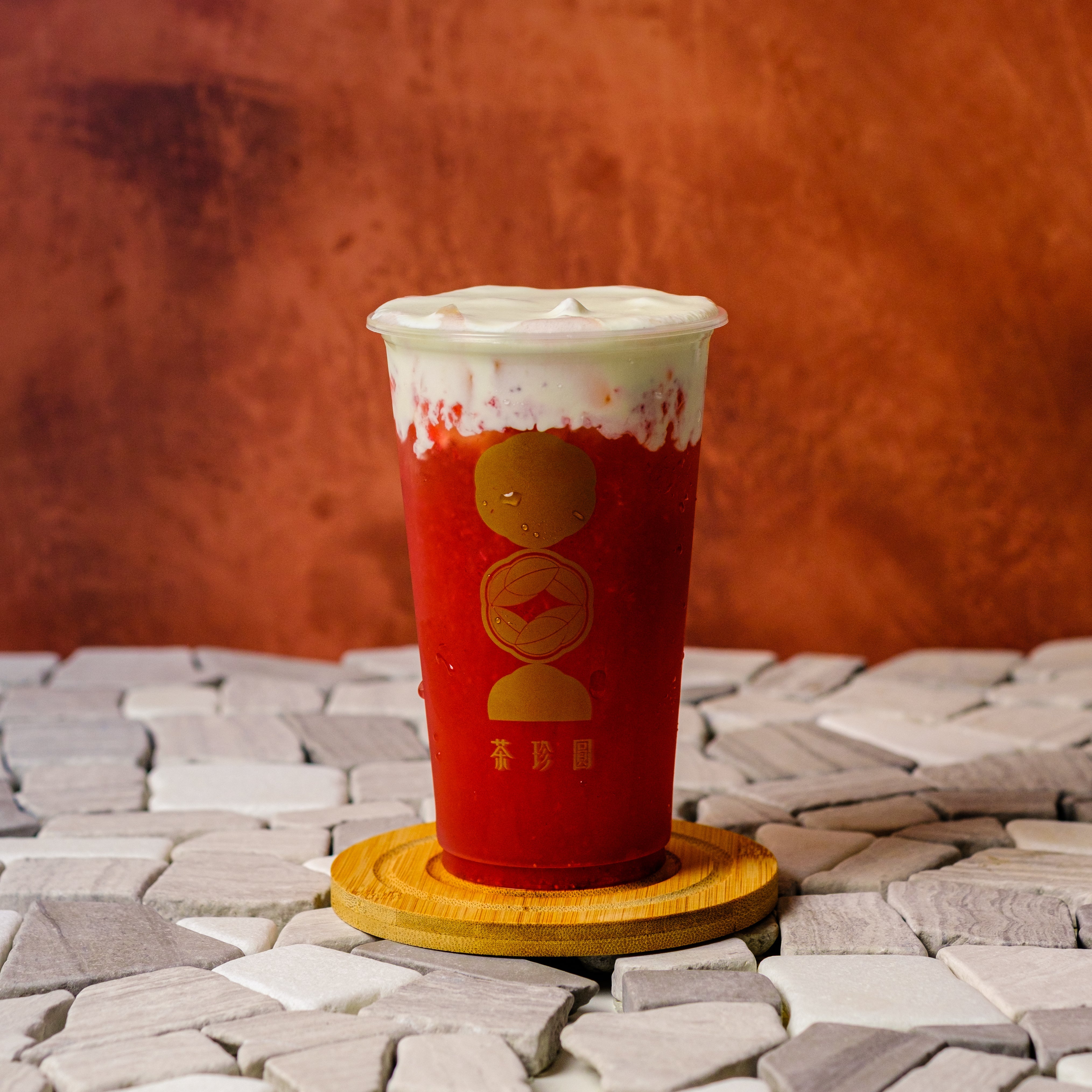 Cream Cheese Strawberry Green Tea 芝士草莓綠茶