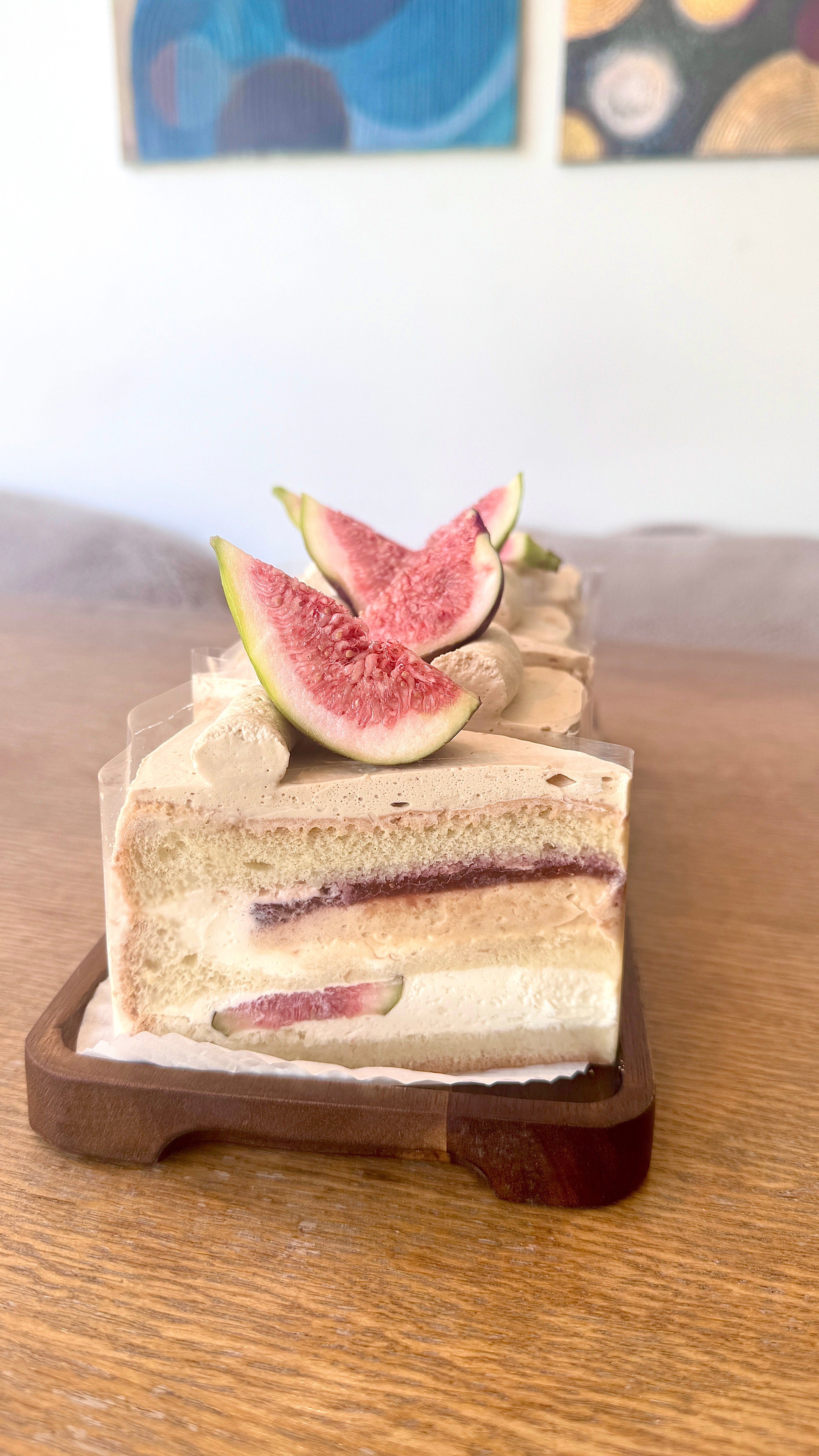 Okinawa Brown Sugar Fig Cream Cake
