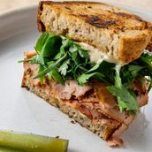 Sandwich With Beef Pastrami