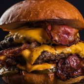Western Double Delight Burger