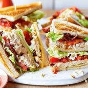 Teriyaqi Arabic Club Sandwich Combo