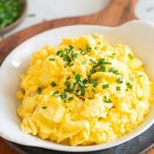 Scrambled Eggs With Cheese