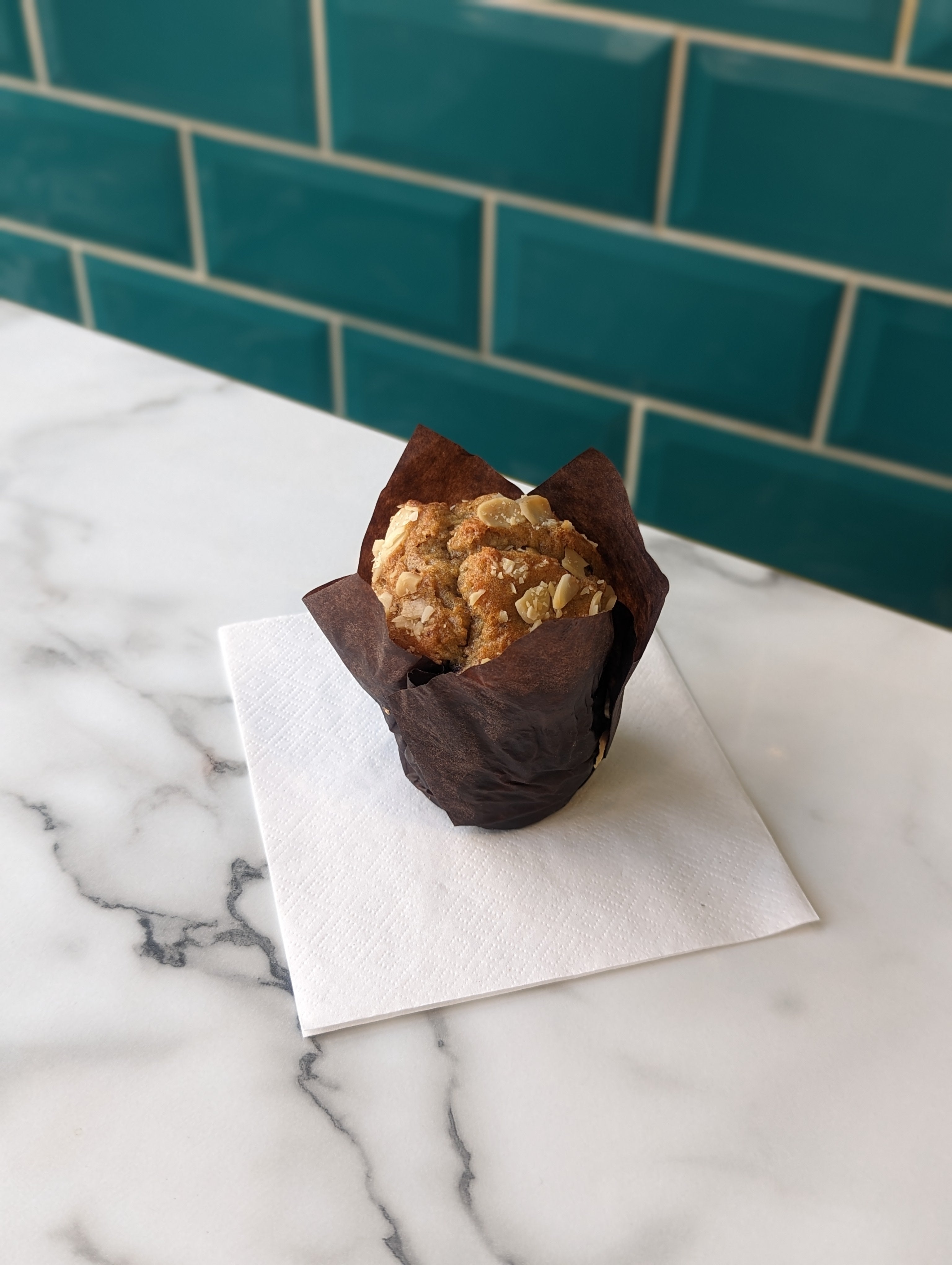 Wholemeal Blueberry and Almond Muffin