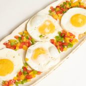 Eggs sunny side up