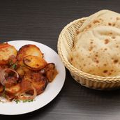 Oven Potato With Bread