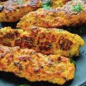 Minced Chicken Kabab Meal