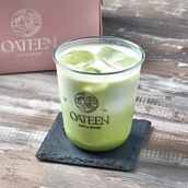 Matcha ice latte