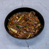 Beef with Ginger & Spring Onion