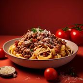 Fettuccini Bolognaise