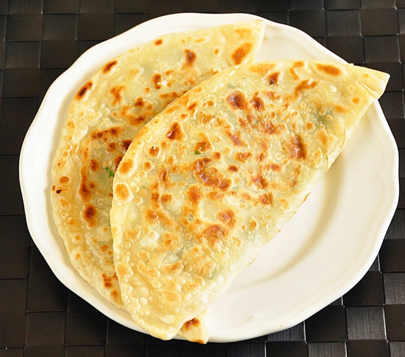 Potato Bolani with Cheese