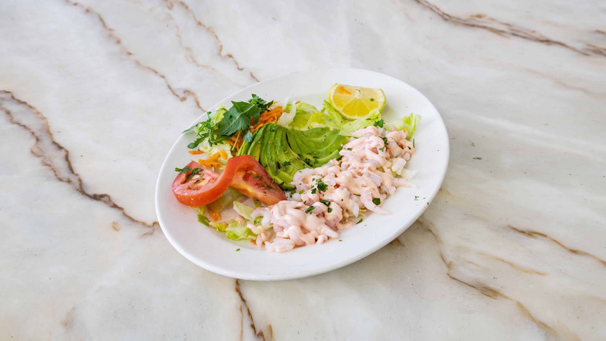 Avocado Con Gamberetti