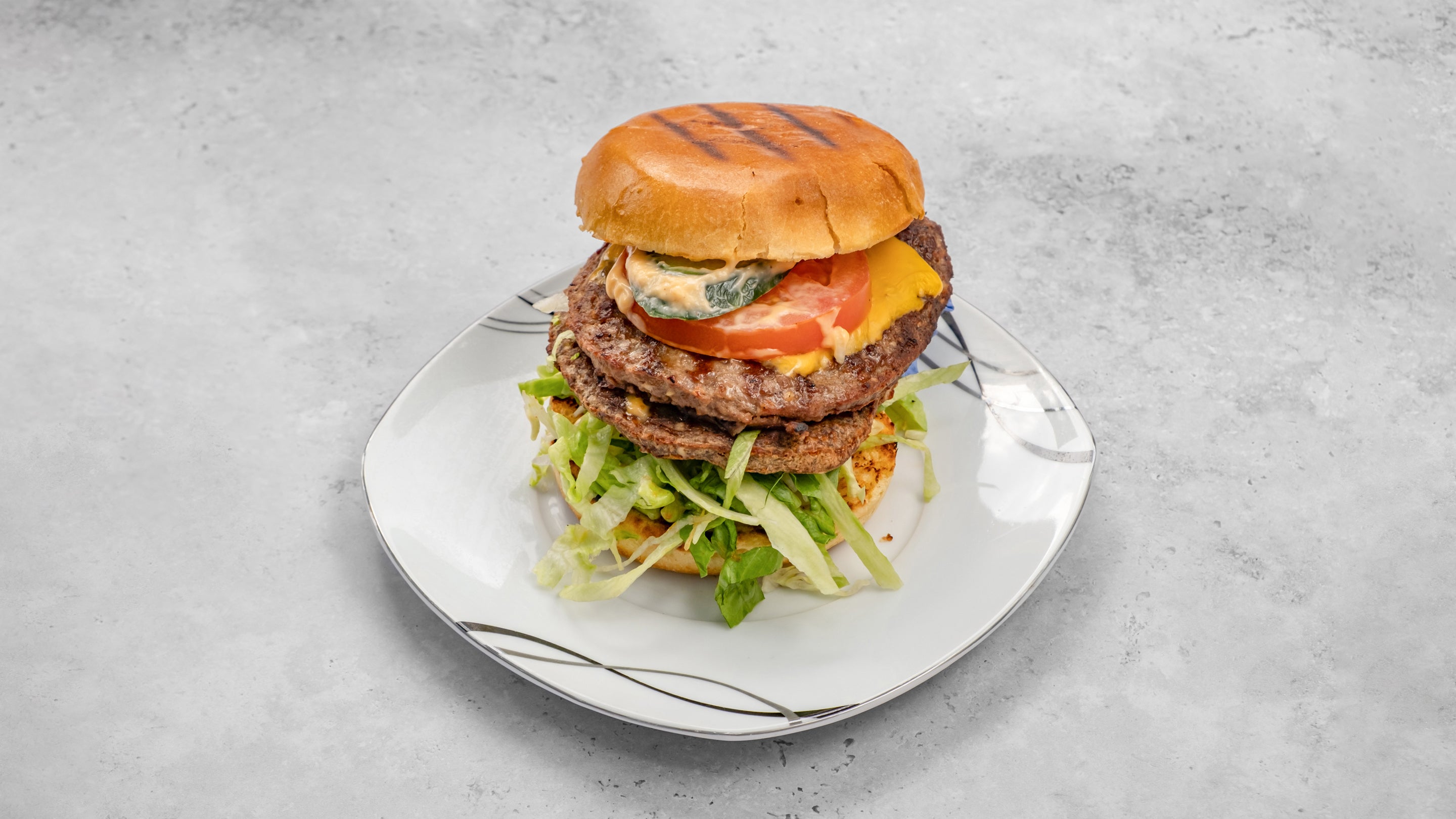 Lebanese Beef Burger