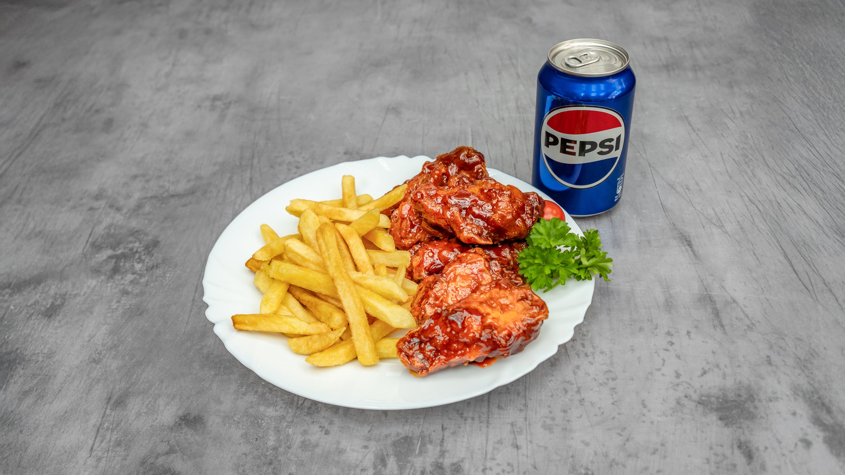 BBQ Wings or Strips Meal