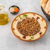 Hummus with Minced Meat Dish