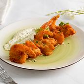 Baksamat shrimp with Tartar 