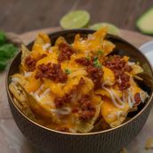 Chilli Beef Cheesy Nachos 