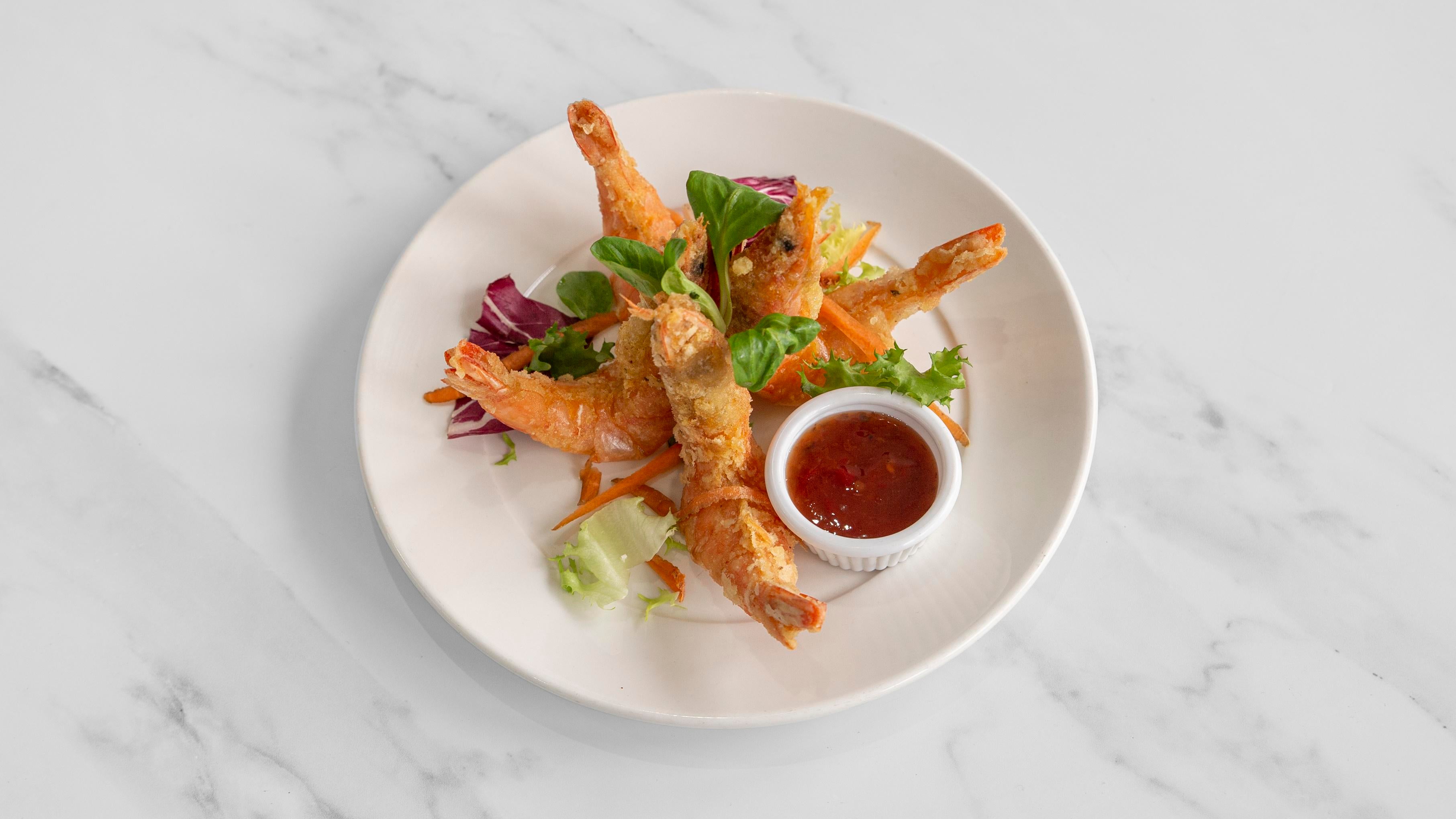 Crispy Shell on Prawns