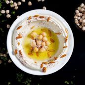 Automatic Hummus with Pine Nuts