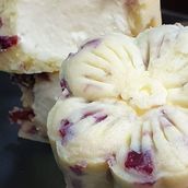 A02 Mung Bean Lava Cake- Cranberry Cheese