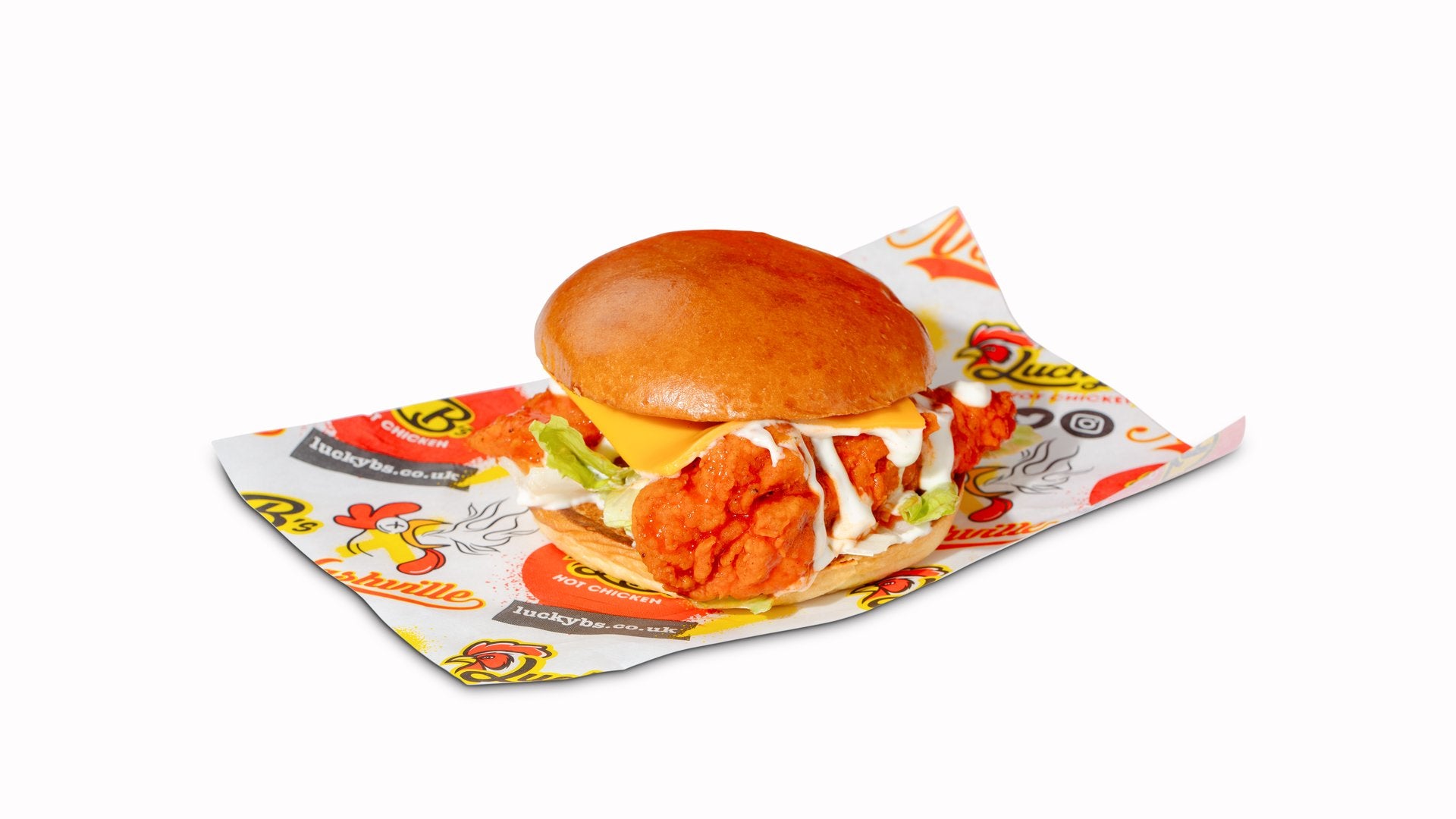 BUFFALO RANCH BURGER (NOHEAT LEVEL AS HOT!)