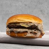 Swiss Mushroom Burger  